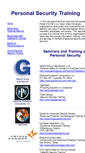 Mobile Screenshot of personalsecuritytraining.com